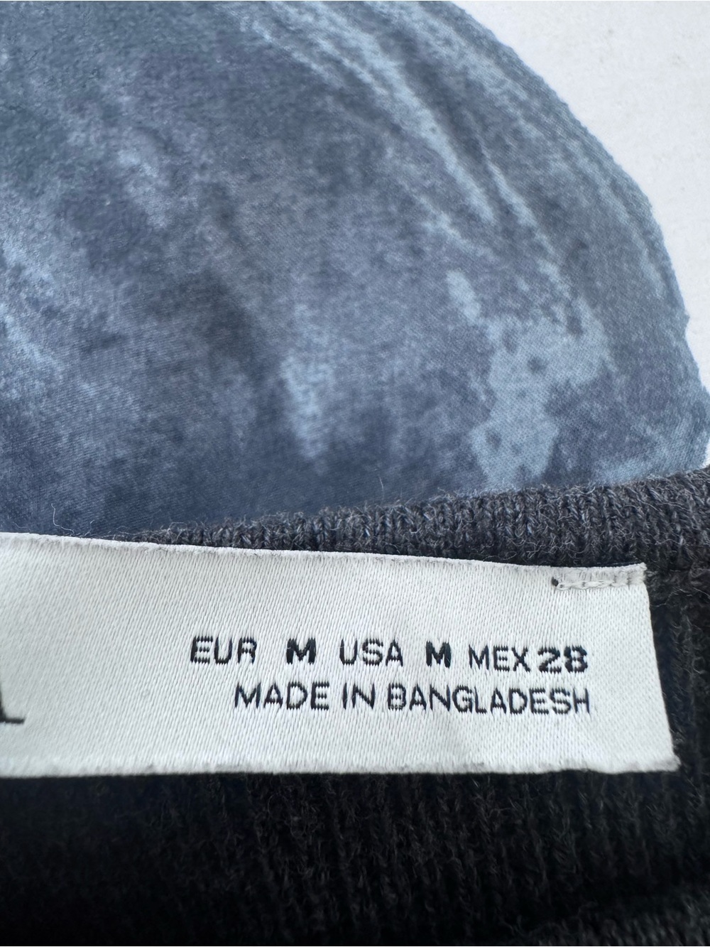 Charcoal Knit Sweater with Gold Button Detail - Picture 6 of 7